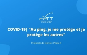 [FFTT] - Reprise des activités : Nouveau protocole Phase 4