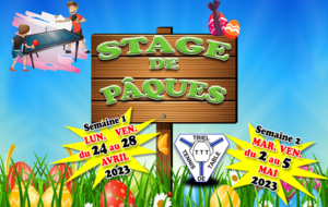 Stage de Pâques 2023