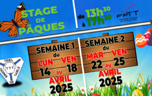[Stage] Stage de Pâques