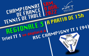 [R3] Triel TT 1 vs RSC Champigny TT 1