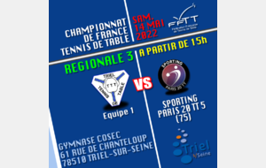 [R3] Triel TT 1 vs Sporting Paris 20 TT 5