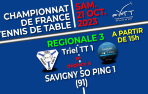 [R3] Triel TT 1 vs Savigny SO Ping 1