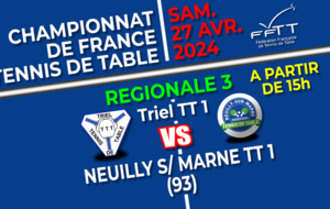 [R3] Triel TT 1 vs Neuilly s/ Marne TT 1