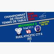 [R3] Triel TT 1 vs Rueil Athletic TT 6