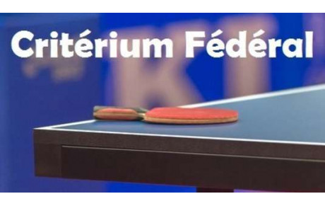 Critérium fédéral 2019/2020