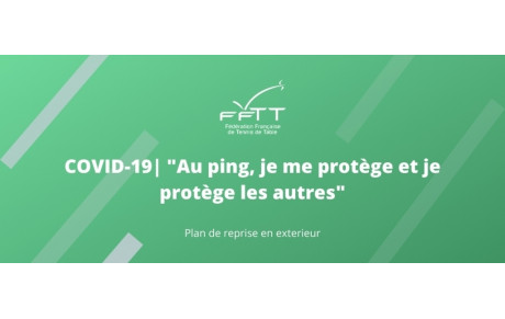 [FFTT] Pour une reprise du Ping en extérieur