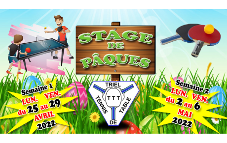 Stage de Pâques 2022