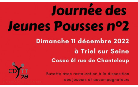 Journée des Jeunes Pousses n°2