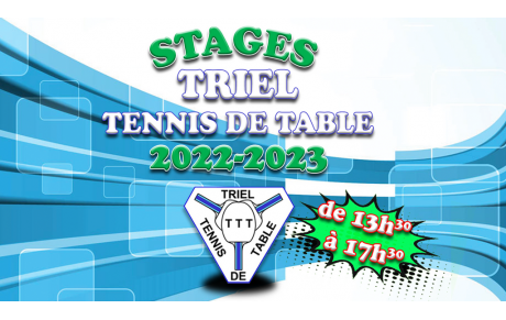 Programme des Stages - Saison 2022/2023