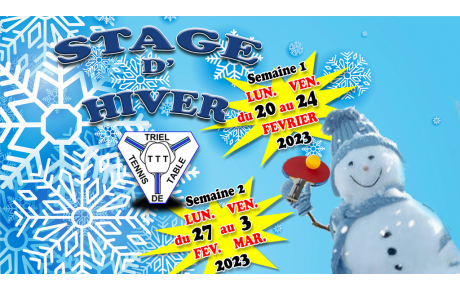 Stage d'Hiver 2023