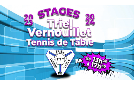 Programme des Stages - Saison 2023/2024