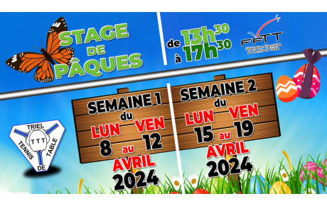 [Stage] Stage de Pâques