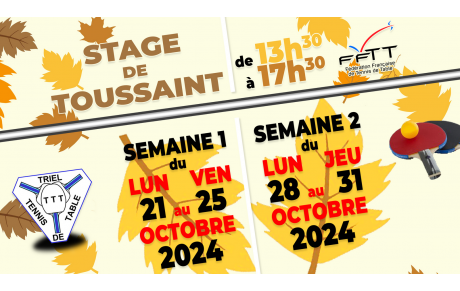 [Stage] Stage de Toussaint