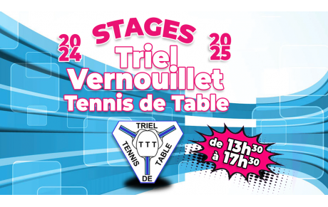 Programme des Stages - Saison 2024/2025