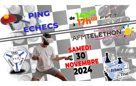 [Téléthon] Ping &amp; Echec 2024