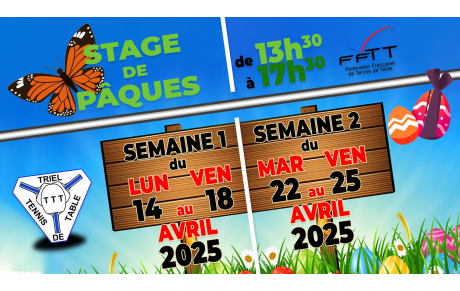 [Stage] Stage de Pâques