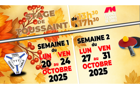 [Stage] Stage de Toussaint