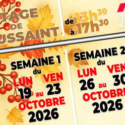 [Stage] Stage de Toussaint - Semaine 2
