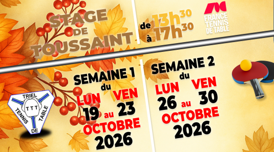 [Stage] Stage de Toussaint
